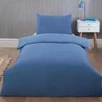 Mini Seersucker Duvet Set - Blue