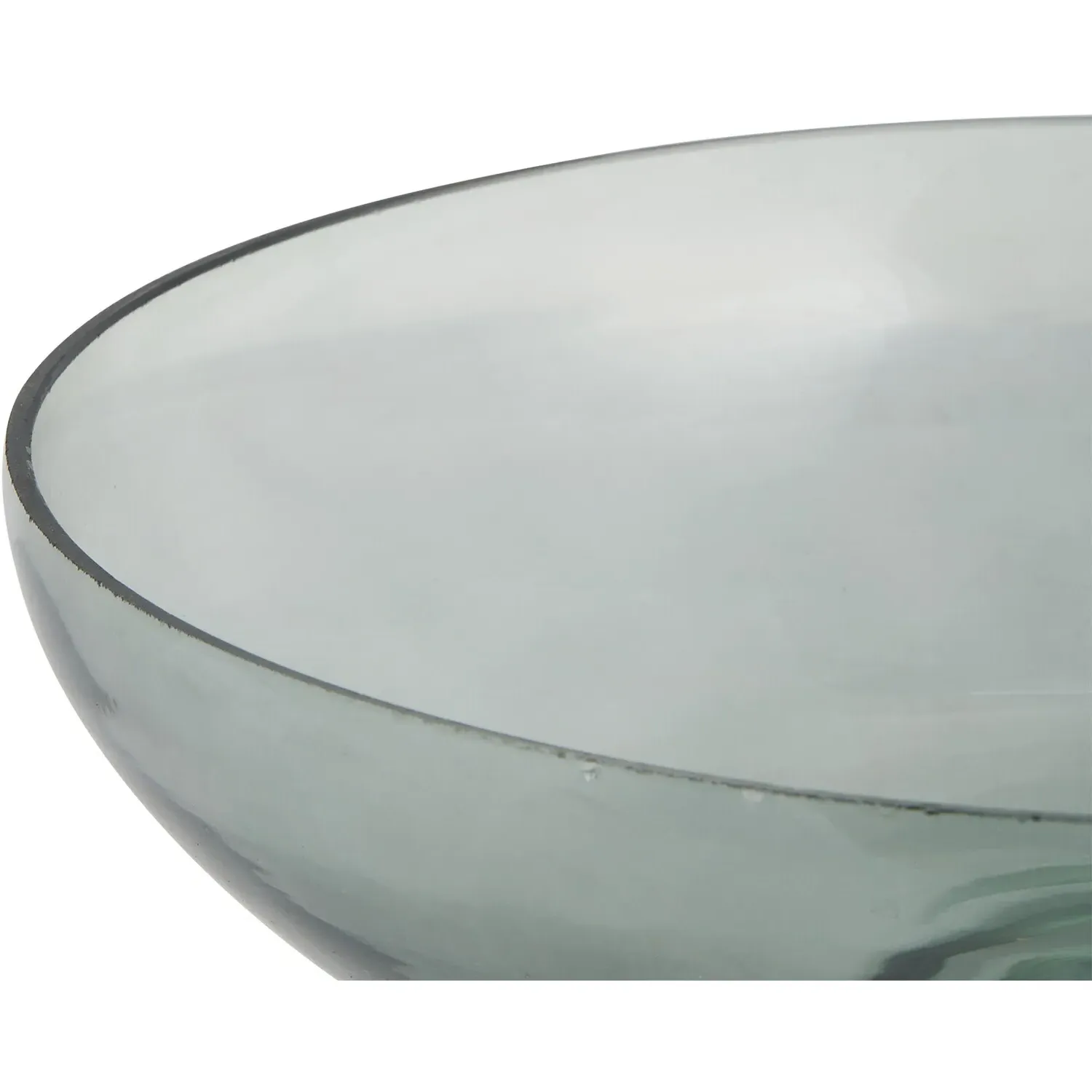 Mira Glass Bowl - Grey