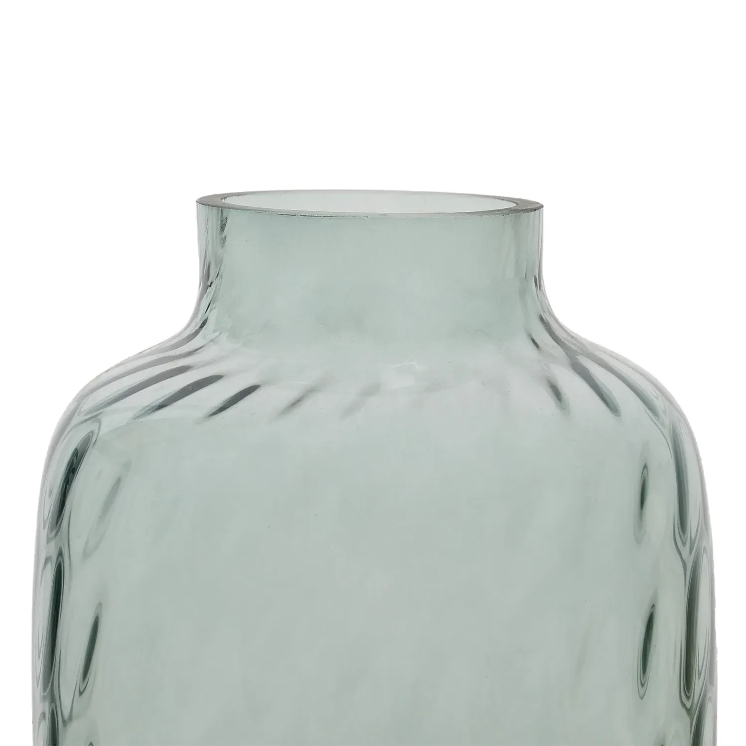 Mira Glass Vase - Ocean Green