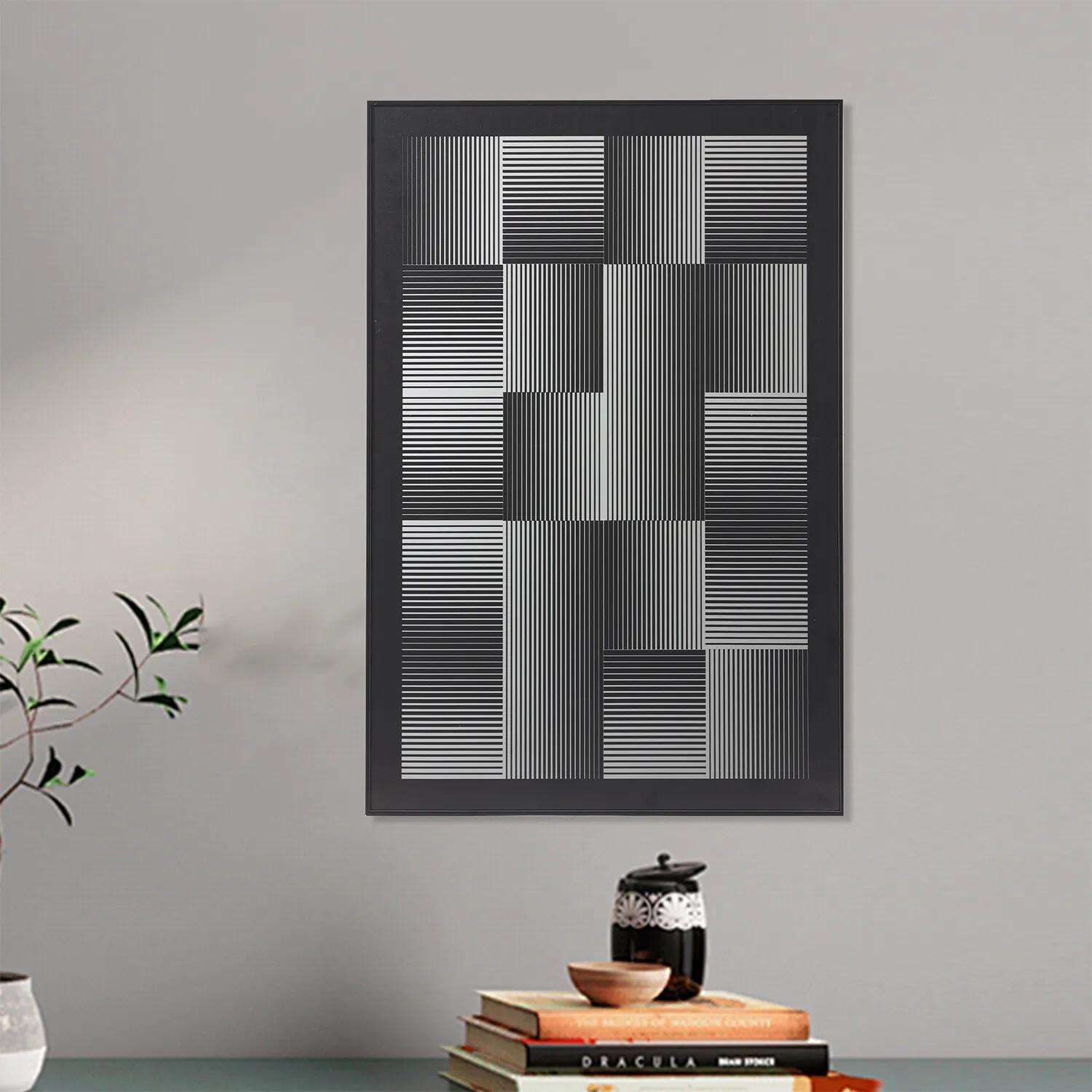 Mirrored Wall Art - Monochrome