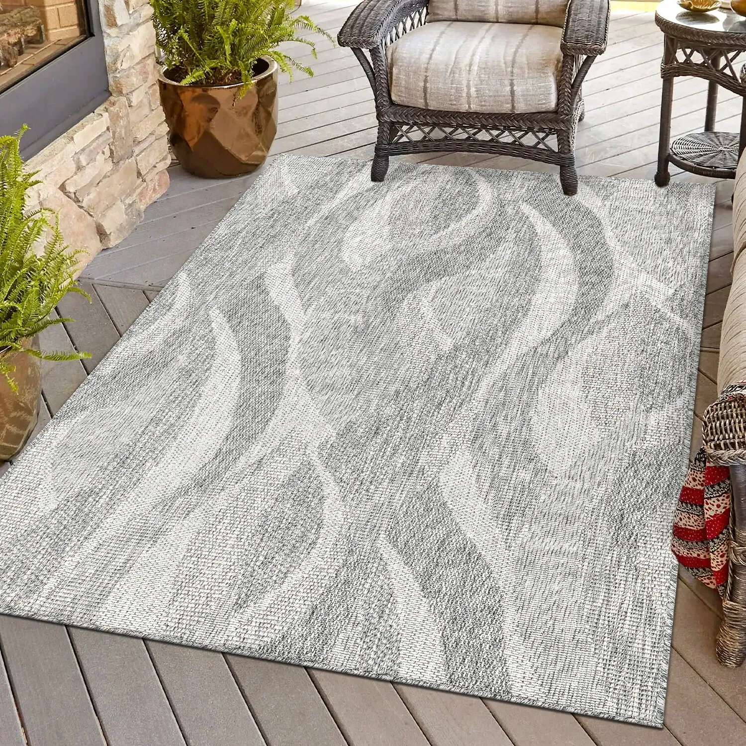 Mississippi Indoor Outdoor Rug - Grey