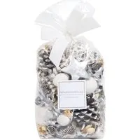 Mixed Frosted Snowflake Potpourri Bag - Silver