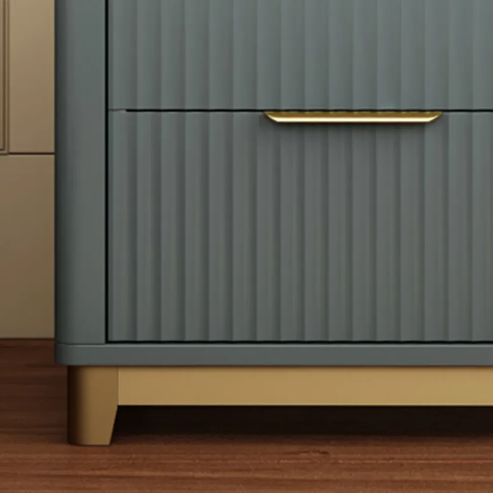 Molino 2 Drawer Bedside Table - Grey