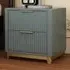 Molino 2 Drawer Bedside Table - Grey