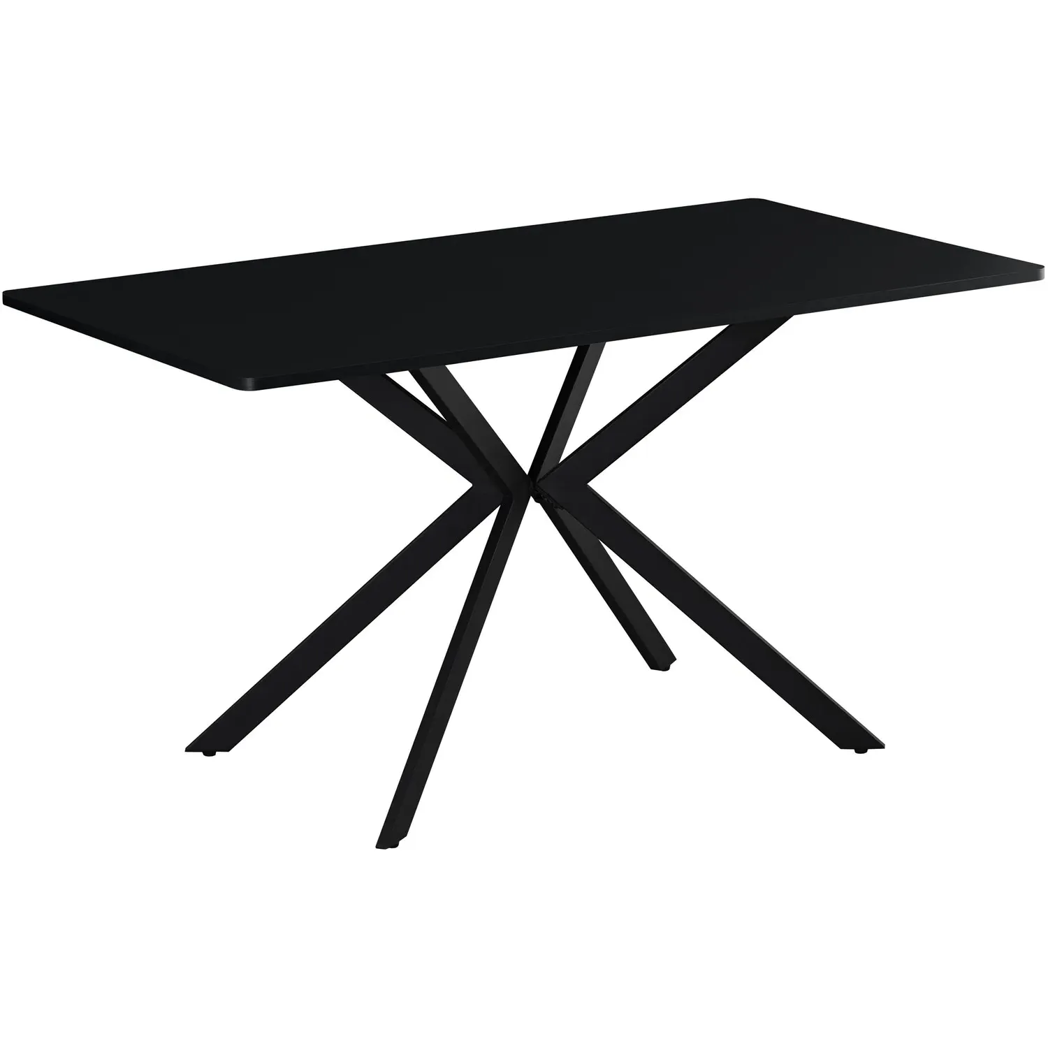 Monaco 4-Seater Dining Table - Black