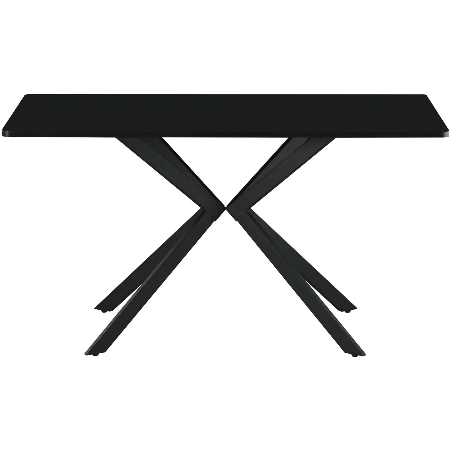 Monaco 4-Seater Dining Table - Black