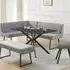 Monaco 4-Seater Dining Table - Black