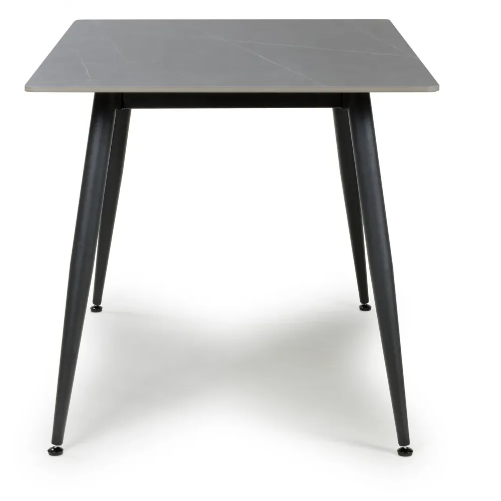 Monaco 4-Seater Dining Table - Grey, Ceramic
