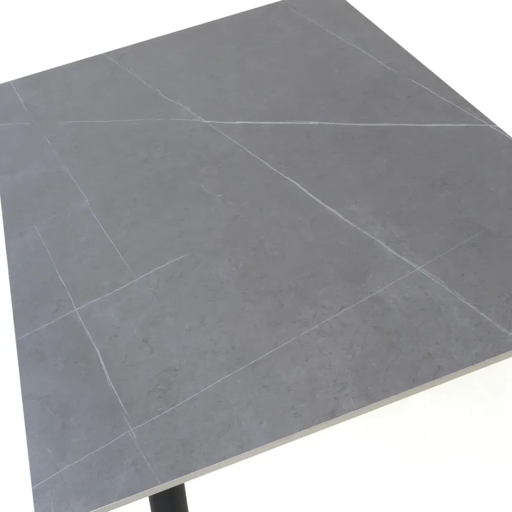 Monaco 4-Seater Dining Table - Grey, Ceramic