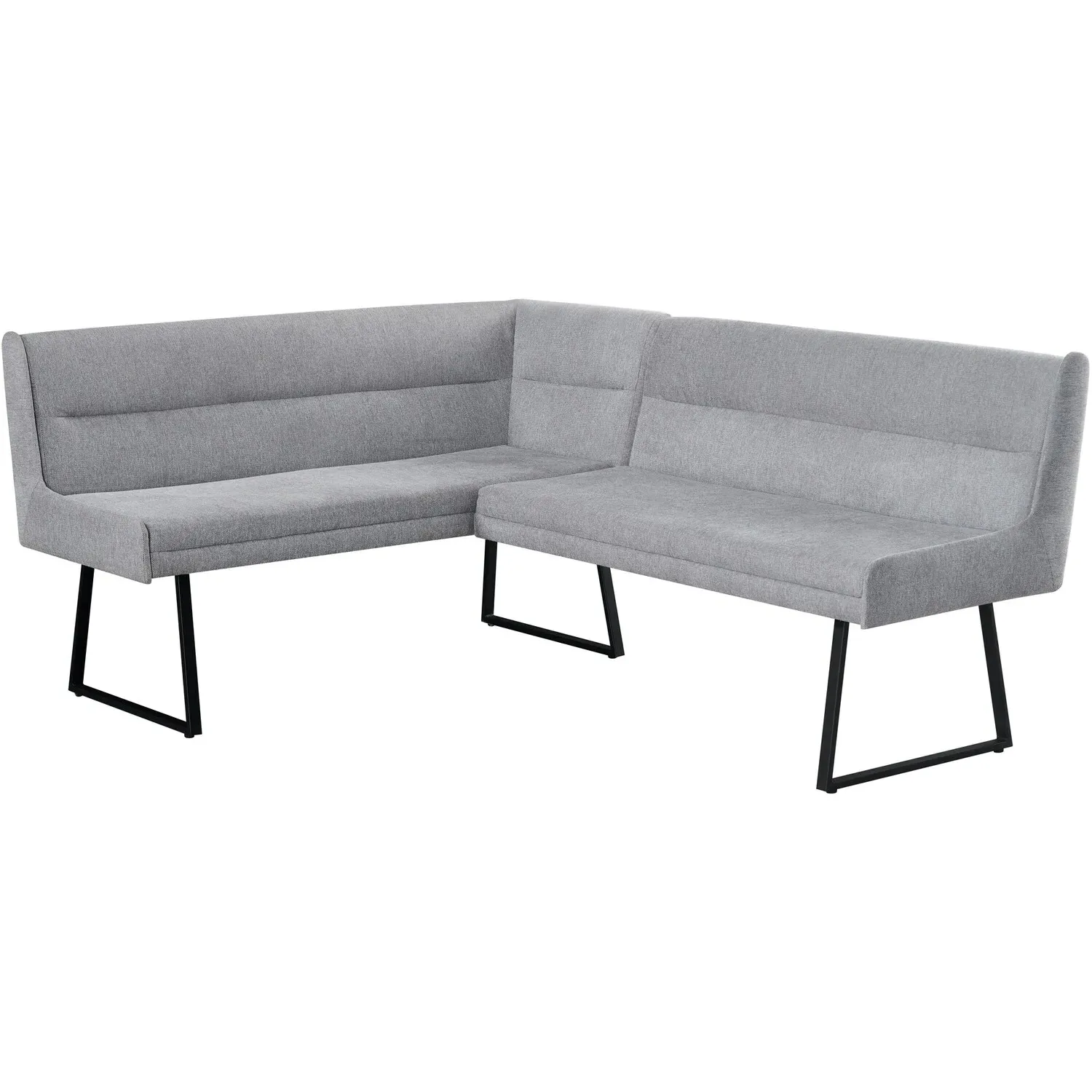 Monaco Corner Bench - Grey, Polyester