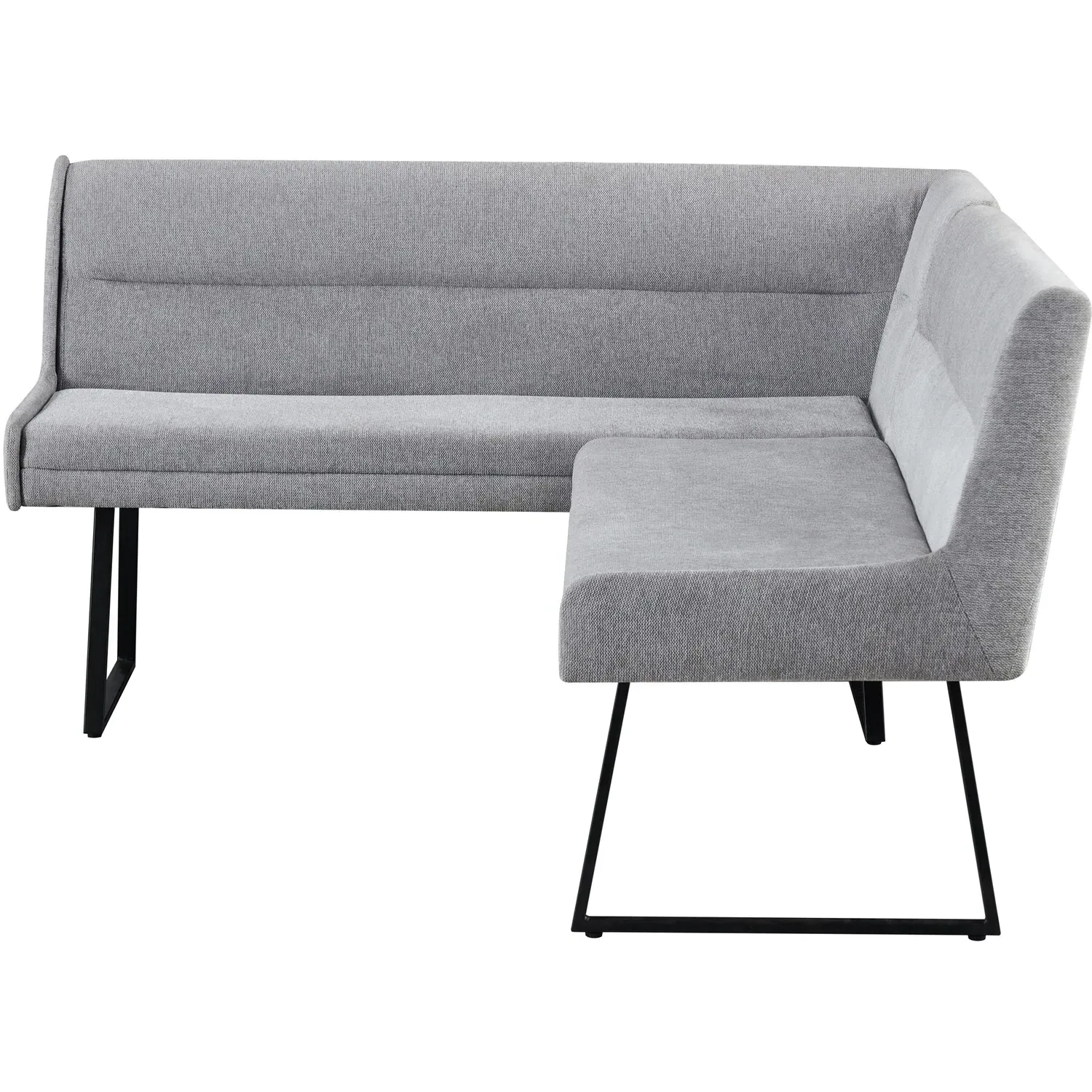 Monaco Corner Bench - Grey, Polyester