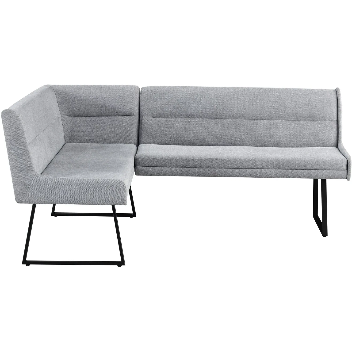 Monaco Corner Bench - Grey, Polyester