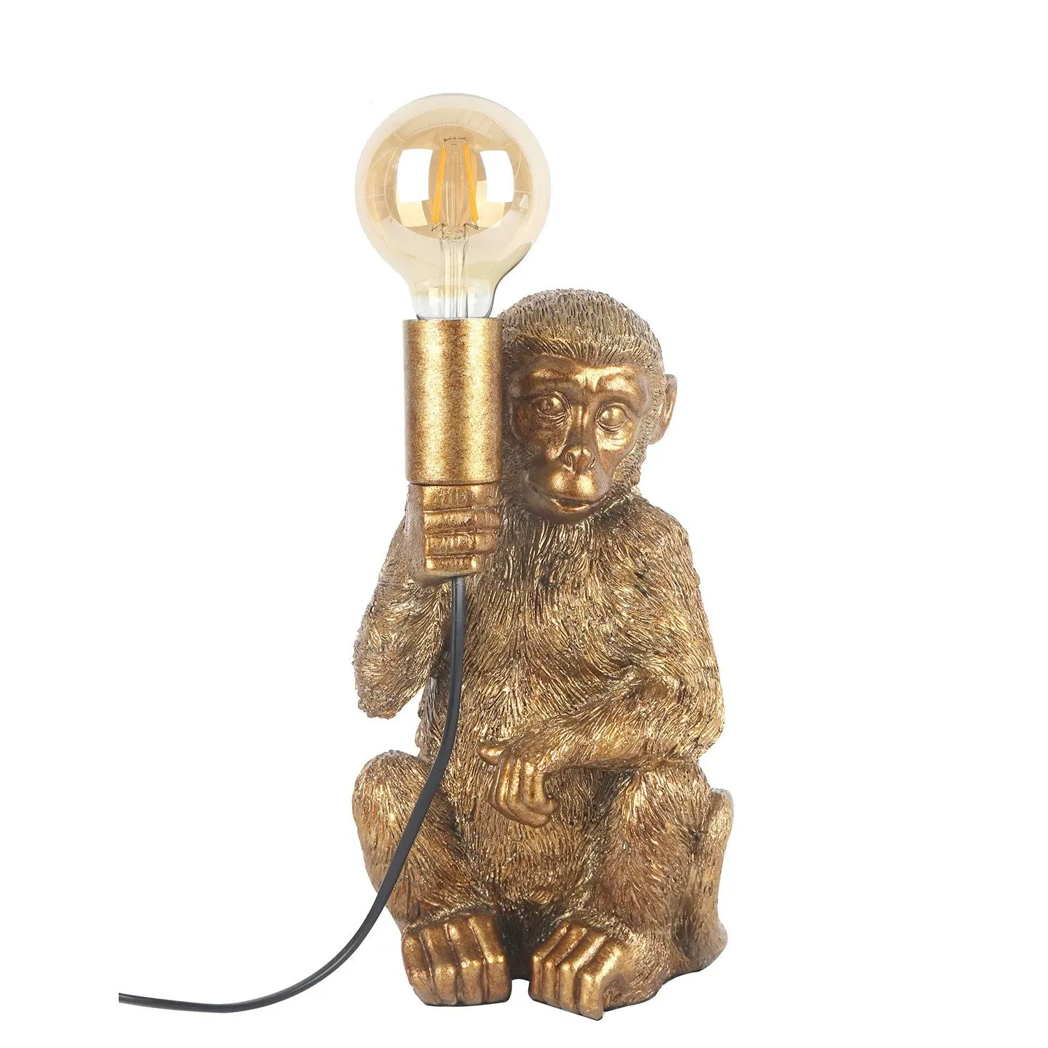 Monkey Bulb Table Lamp - Bronze image