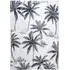 Mono Tropic Hand Towel - White and Black, Cotton