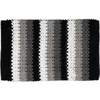 Monochrome Weave Cotton Bath Mat
