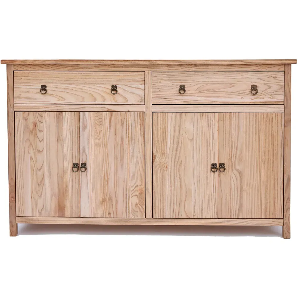 Montese 4 Door 2 Drawer Sideboard - Light Wood
