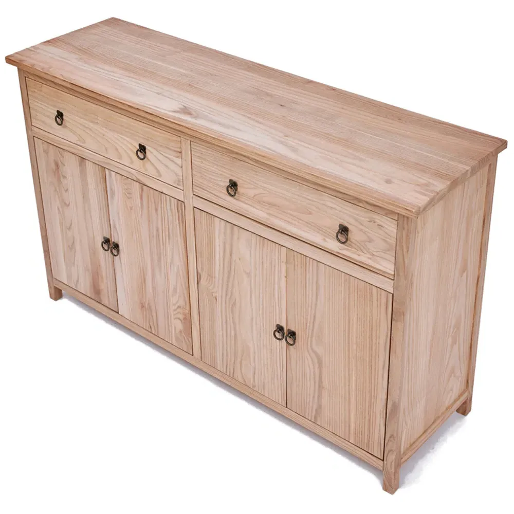 Montese 4 Door 2 Drawer Sideboard - Light Wood