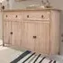 Montese 4 Door 2 Drawer Sideboard - Light Wood