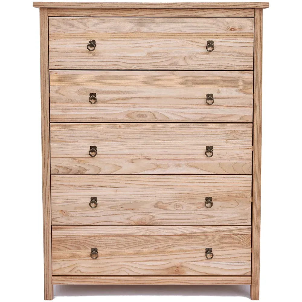 Montese 5 Drawer Chest - Light Wood