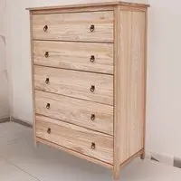 Montese 5 Drawer Chest - Light Wood