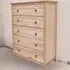 Montese 5 Drawer Chest - Light Wood
