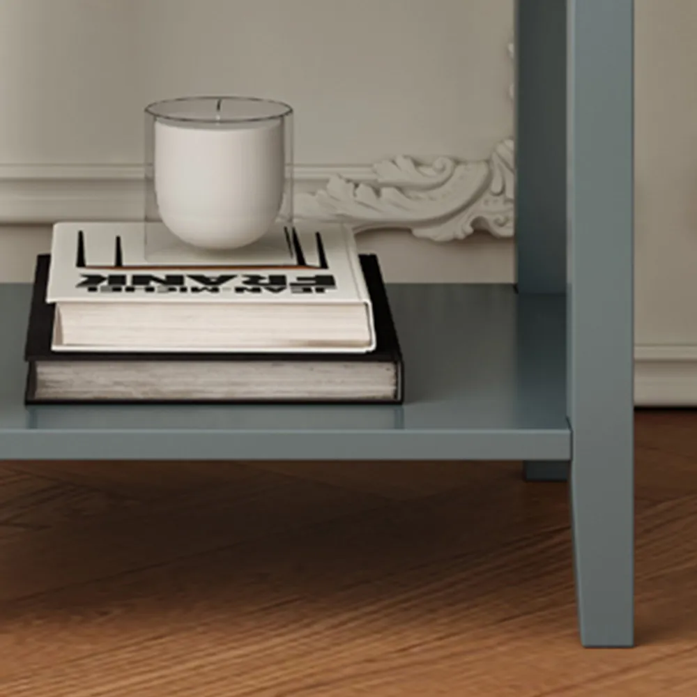 Monti Single Drawer Bedside Table - Grey, Pine