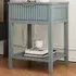Monti Single Drawer Bedside Table - Grey, Pine