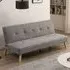 Monty 2-Seater Sofa Bed - Grey, Linen