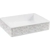 Morocco Soap Dish - White