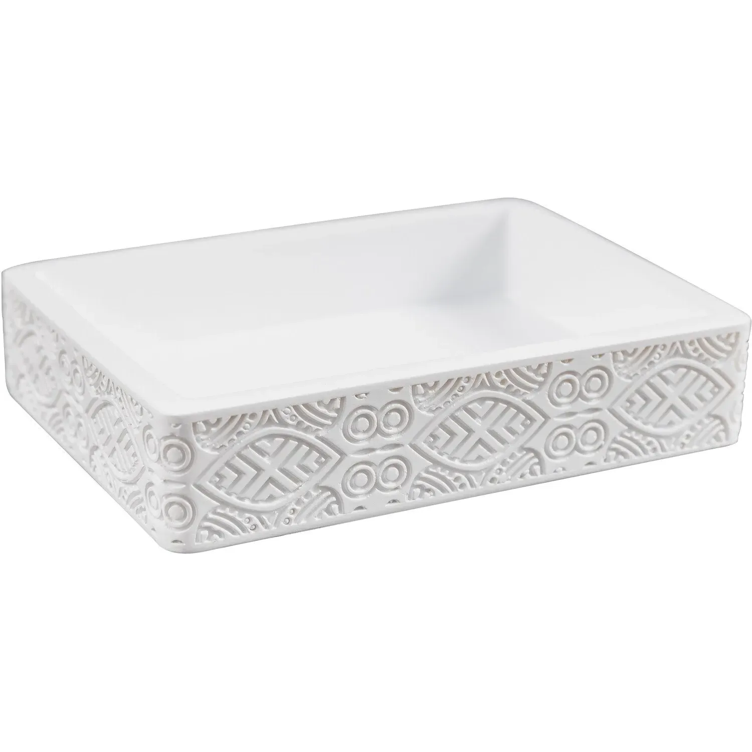 Morocco Soap Dish - White image