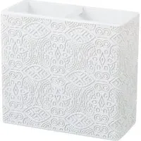 Morocco Toothbrush Holder - White