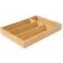 Multi Compartment Cutlery Tray - Natural, Bamboo