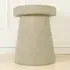 Mushroom Footstool - Taupe, Teddy