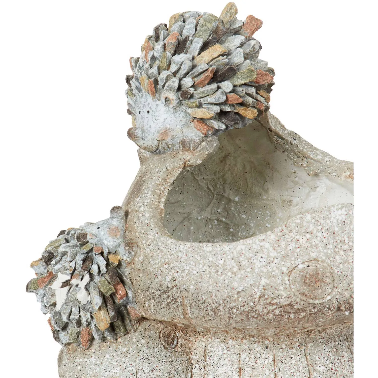 Mushroom & Hedgehog Planter - Natural