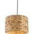Natural Effect Weave Pendant Light - Natural, Water Hyacinth