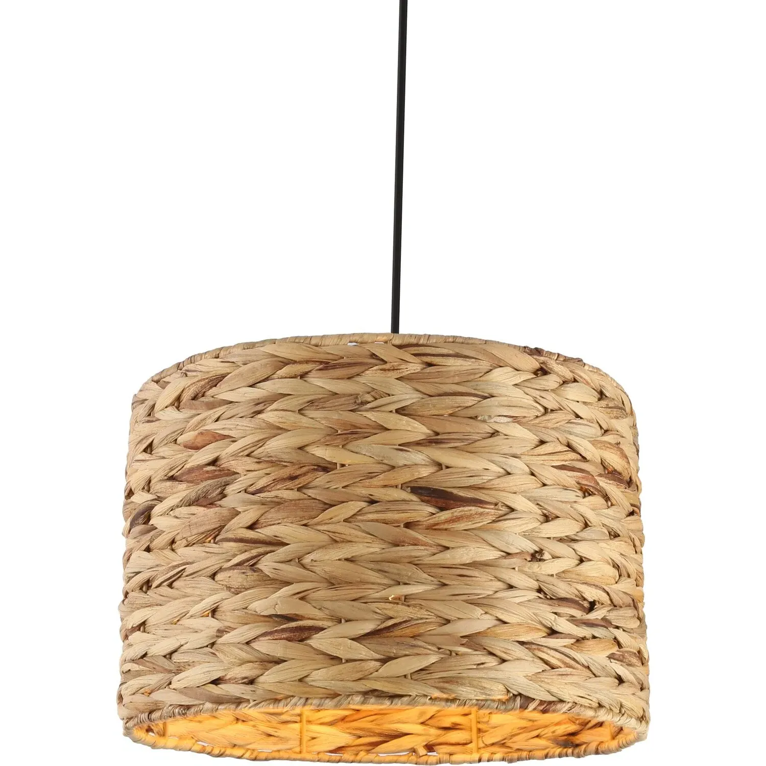 Natural Effect Weave Pendant Light - Natural, Water Hyacinth image