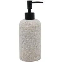 Natural Weaved Soap Dispenser - Burlap Effect