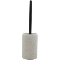 Natural Weaved Toilet Brush Holder - Burlap Effect