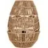 Navarre Rattan Effect Table Lamp - Brown