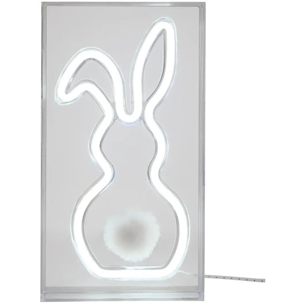 Neon Bunny Light - White