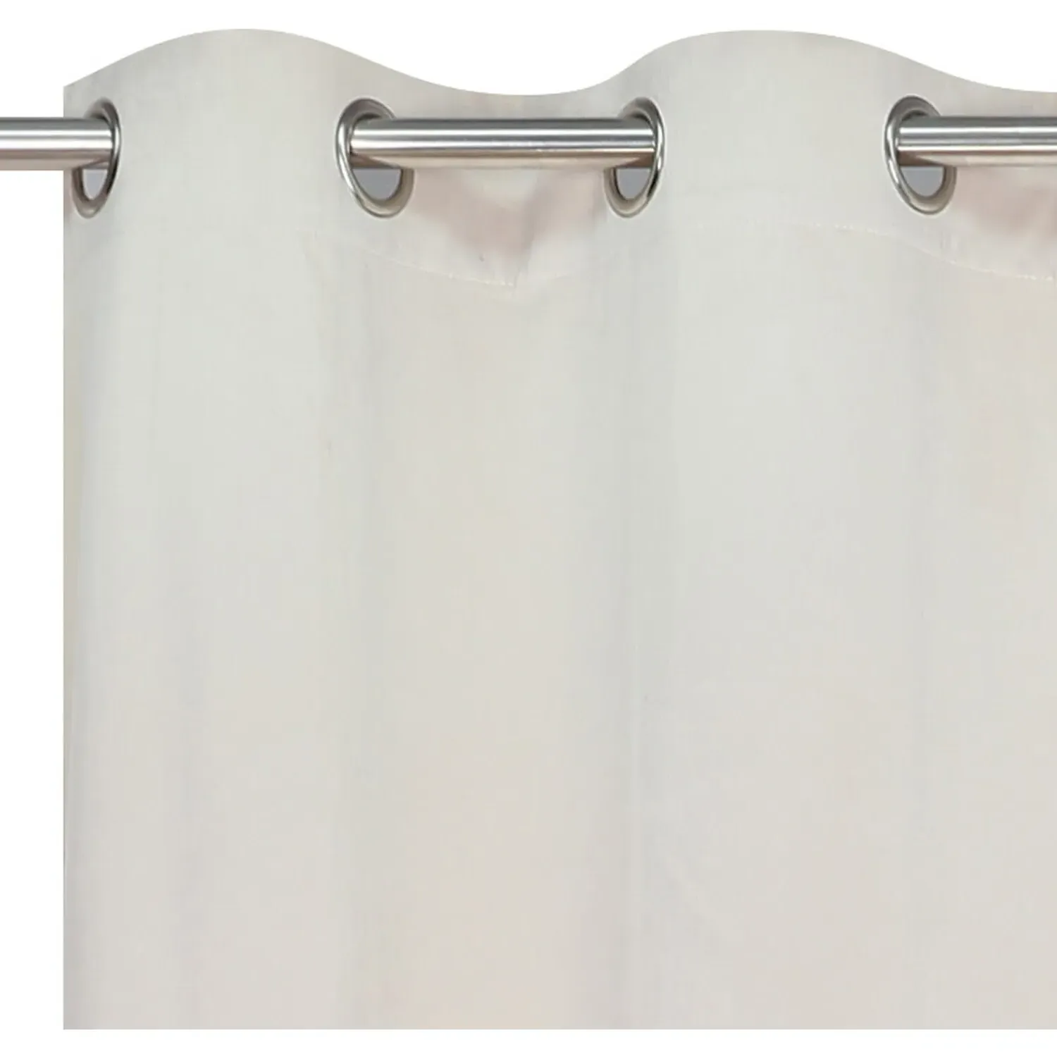 Neptune Velvet Panel Curtain - Natural