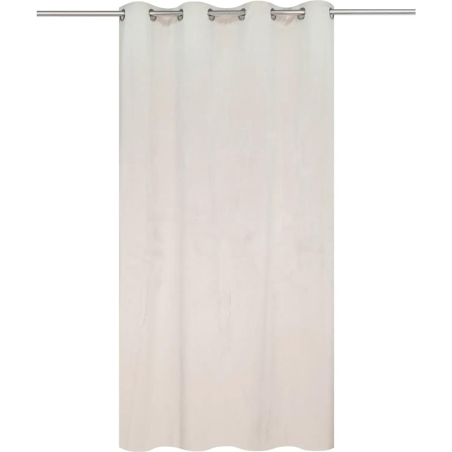 Neptune Velvet Panel Curtain - Natural