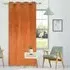 Neptune Velvet Panel Curtain - Rust