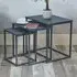Nest of Tables Set of 3 - Black