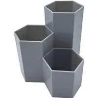 Neutrals Staggered Pen Pot - Multicolour