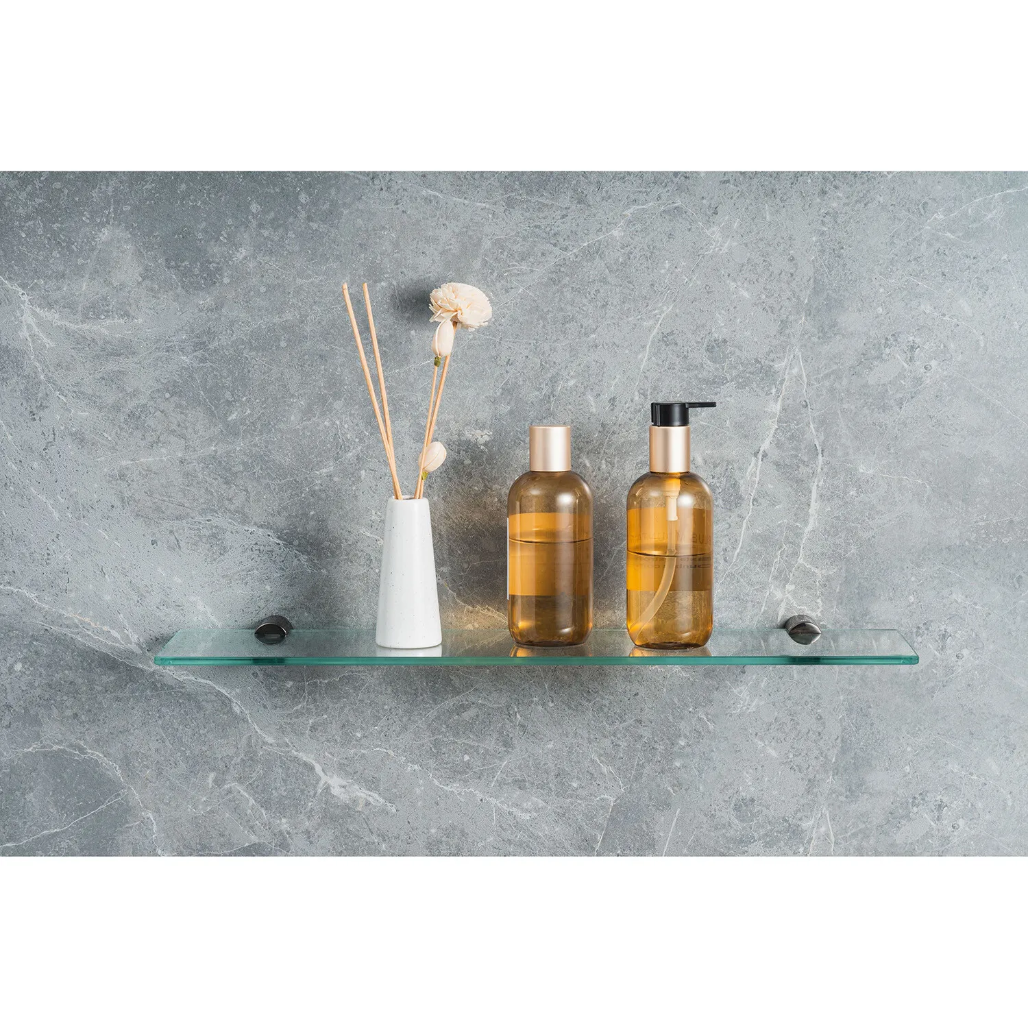 New York Glass Shelf - Graphite