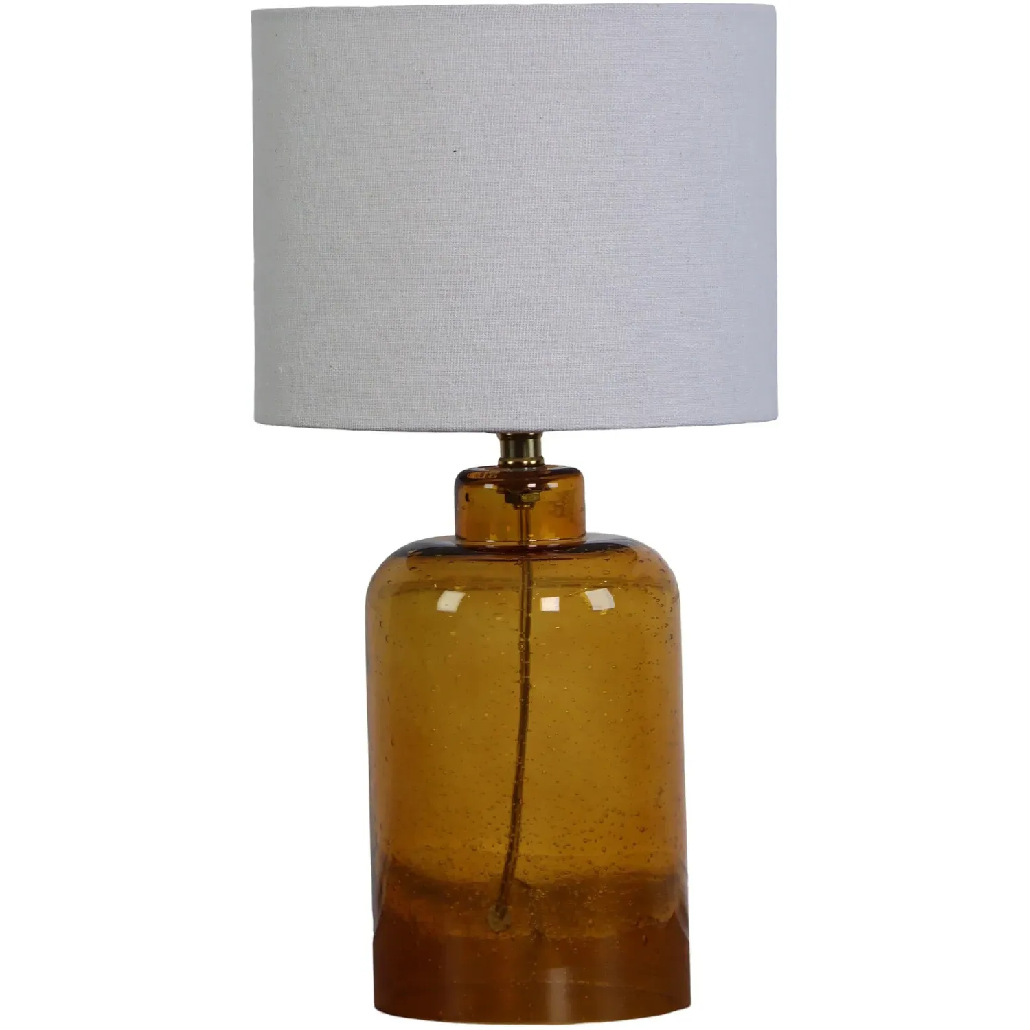 Noa Table Lamp - White, Brown image
