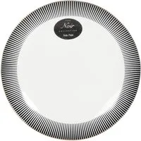 Noir Collection Side Plate - Black, Gold