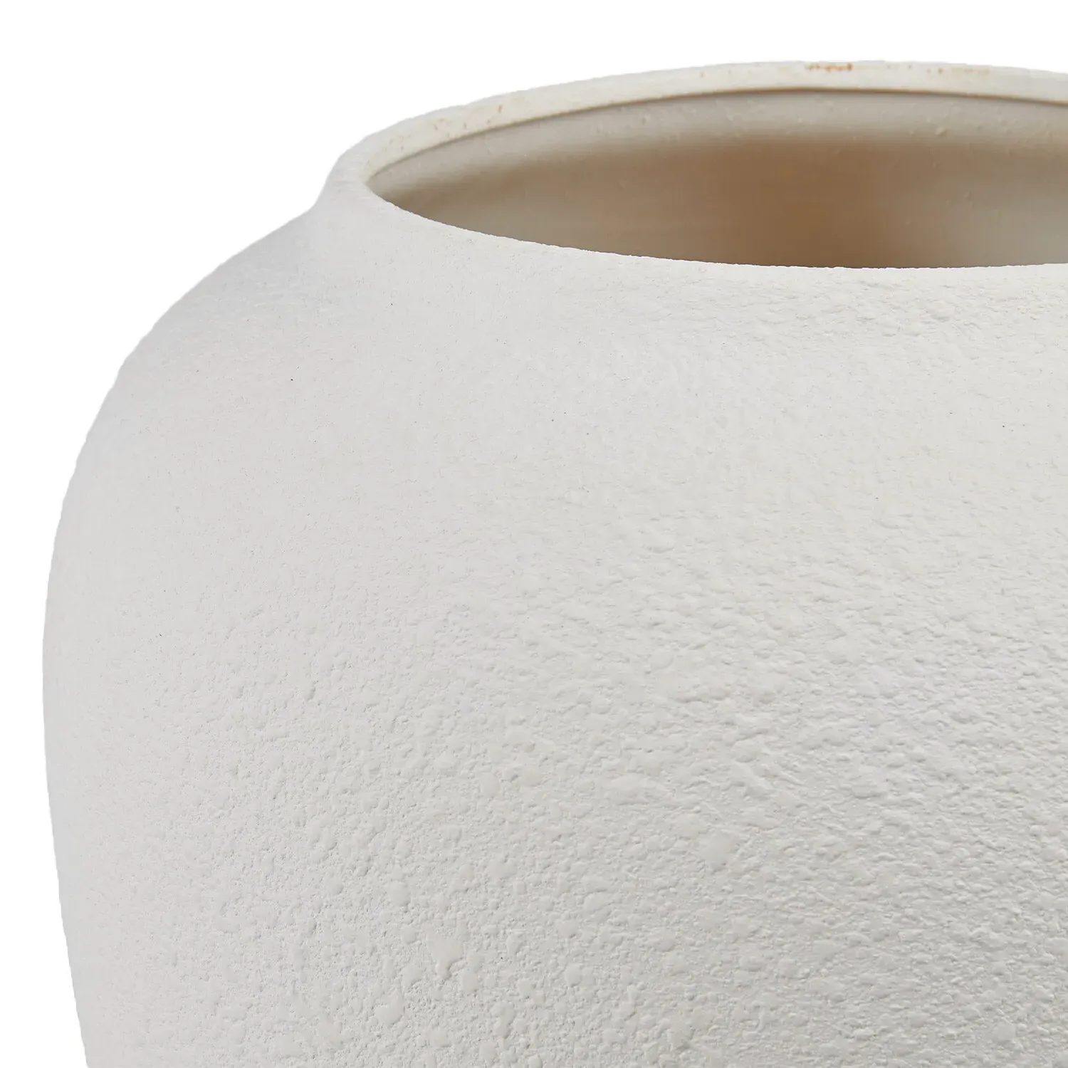 Nora Large Planter - White