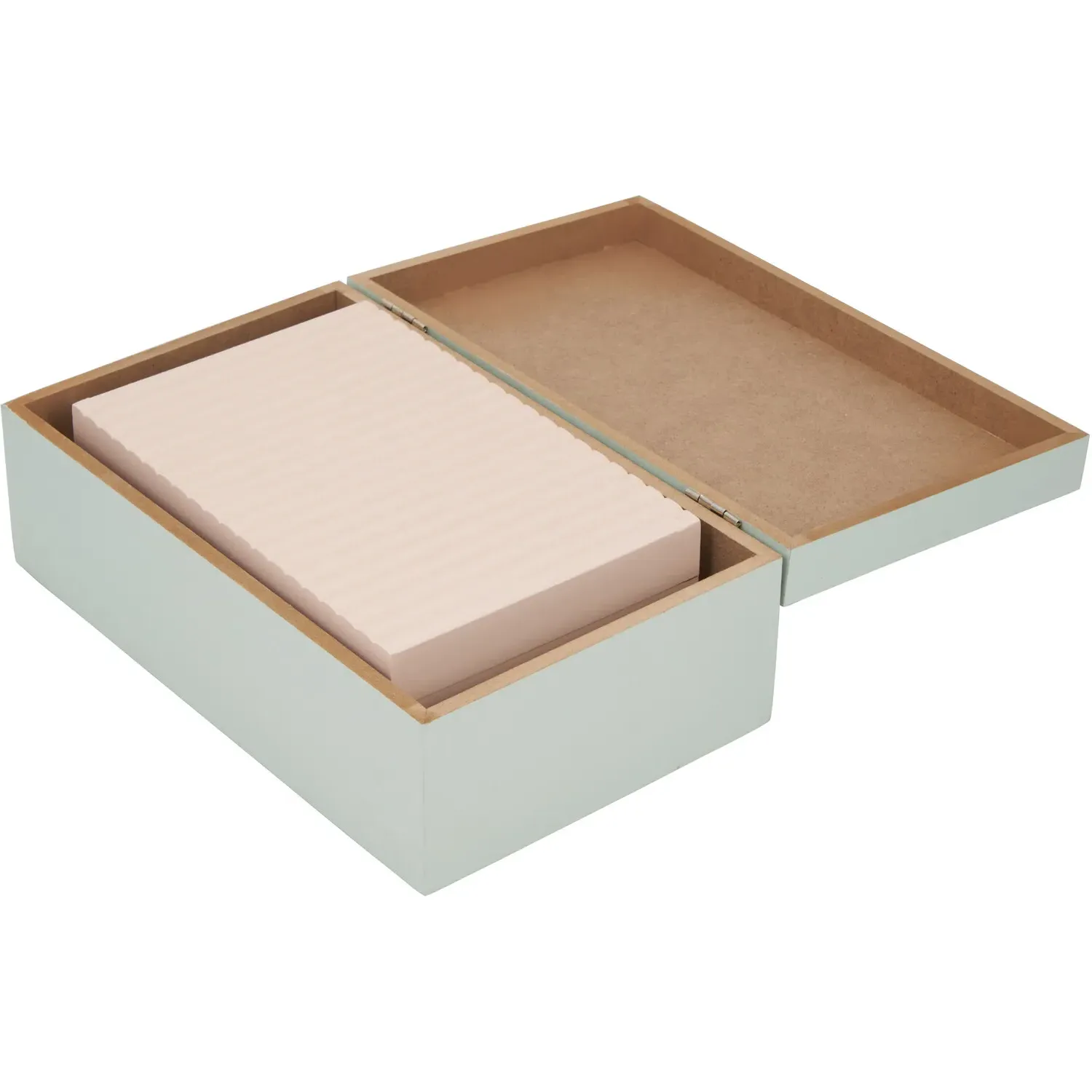 Nora Set of 2 Storage Boxes with Hinged Lids - Wood